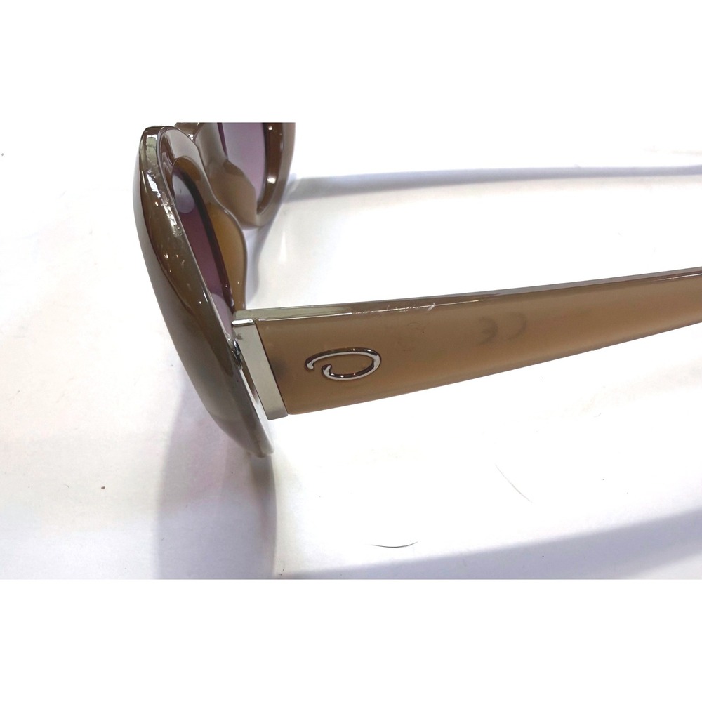 Oscar de la Renta Brown Oval Sunglasses Vintage Retro Designer Spain - Picture 7 of 8